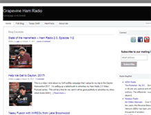 Tablet Screenshot of grapevinehamradio.com